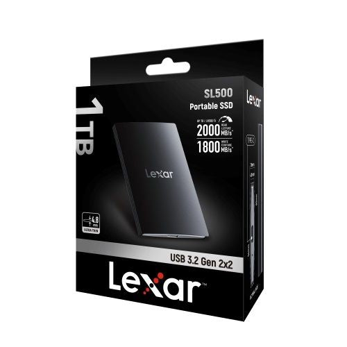 Lexar SSD External 1TB SL500 Pro LSL500X001T-RNBNG Lexar SSD External 1TB SL500 Pro LSL500X001T-RNBNG
